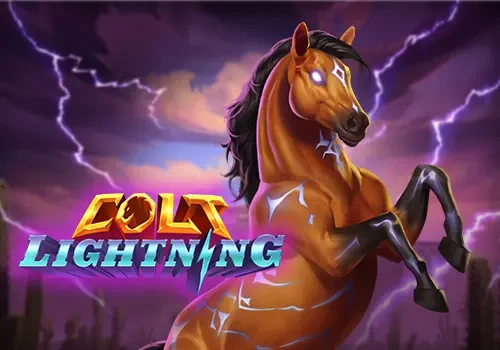 Colt Lightning - Wild West themed social casino slot game with action-packed bonus rounds